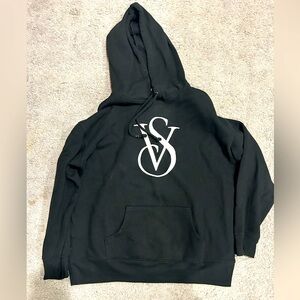 Victoria's Secret Black Hoodie Sweater